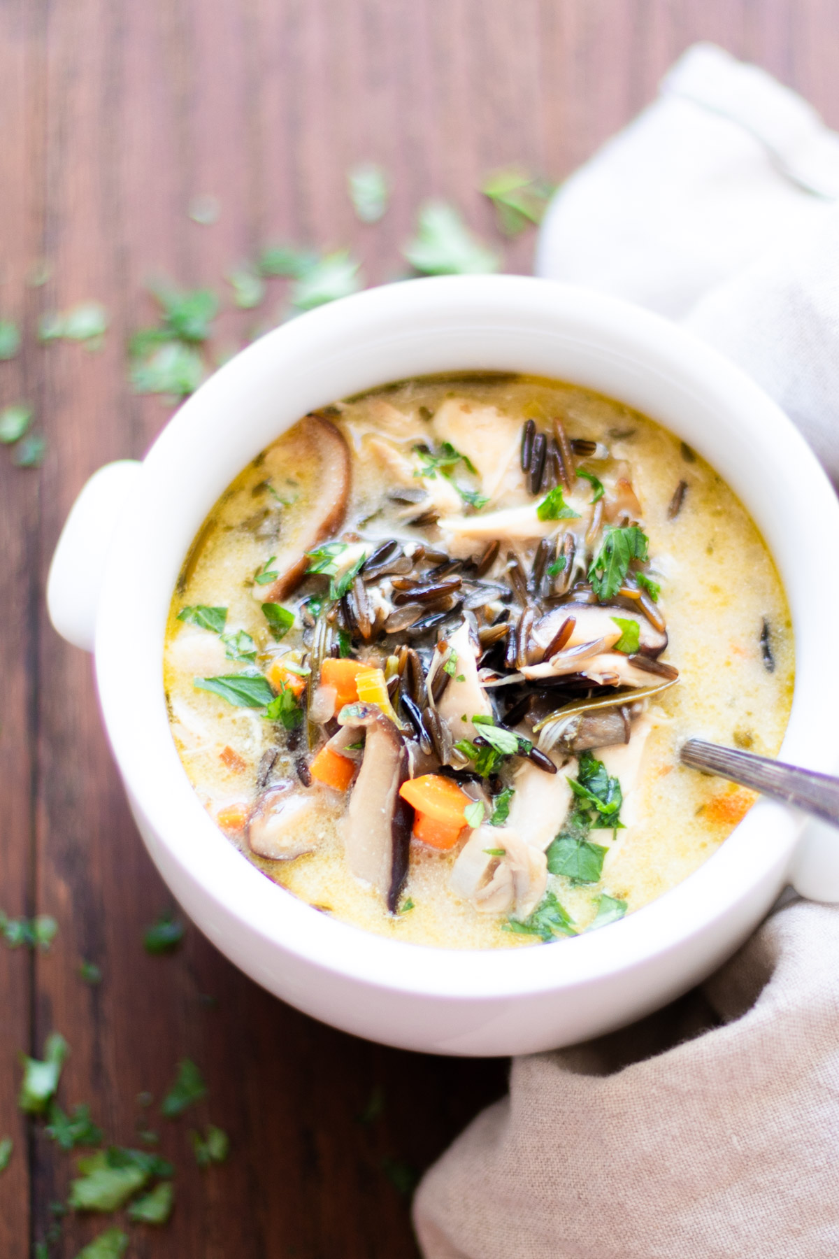 Wild Rice Mushroom Soup - Anya's Cookbook